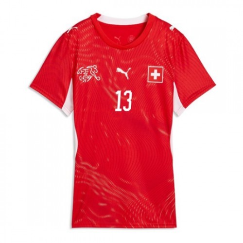 Schweiz Zeki Amdouni #23 Replika Hemmatröja Damer VM 2026 Kortärmad